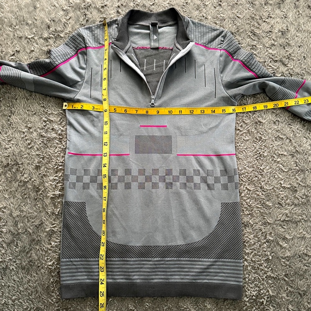 Adidas by Stella McCartney Gray and Pink Women's Top